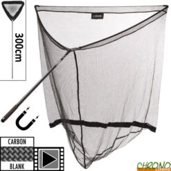 Epuisette Prowess Mag'Net 42" 3m Manche 2 Parties