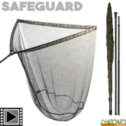 Epuisette Avid Carp Safeguard Landing Net 42" Manche 2 Parties