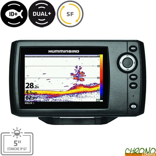 Sondeur Humminbird Helix 5 G2 HD 2D Sonde TA 83/200kHz 3 Sondeur Humminbird Helix 5 G2 HD 2D Sonde TA 83/200kHz