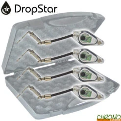 Coffret Carpsounder 4 Hangers Lumineux Dropstar DR-LX2 Transparent
