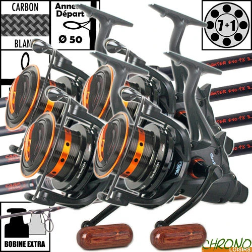 Ensemble Carp Design Slim Fighter Evo 13' 3.5lbs GFR9000 (les 4) 3 Ensemble Carp Design Slim Fighter Evo 13' 3.5lbs GFR9000 (les 4)