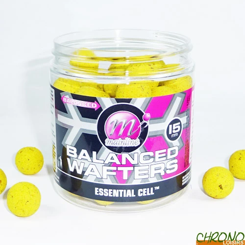 Bouillettes Equilibrées Mainline Base Mix Essential Cell 15mm (par 60) 3 Bouillettes Equilibrées Mainline Base Mix Essential Cell 15mm (par 60)