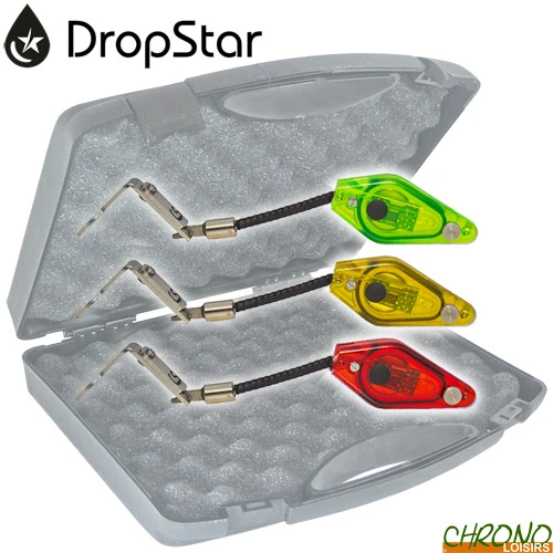 Coffret Carpsounder 3 Hangers Lumineux Dropstar DR-LX2 Couleur 3 Coffret Carpsounder 3 Hangers Lumineux Dropstar DR-LX2 Couleur