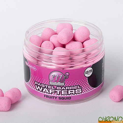 Dumbells Equilibrés Mainline Wafter Barrels Fruity Squid 12x15mm 3 Dumbells Equilibrés Mainline Wafter Barrels Fruity Squid 12x15mm