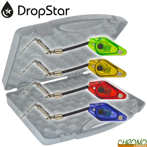 Coffret Carpsounder 4 Hangers Lumineux Dropstar DR-LX2 Couleur 3 Coffret Carpsounder 4 Hangers Lumineux Dropstar DR-LX2 Couleur