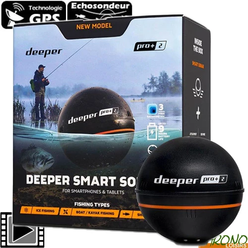 Sondeur GPS Deeper Smart Sonar PRO+ V2 3 Sondeur GPS Deeper Smart Sonar PRO+ V2